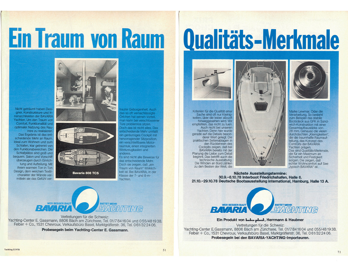 BAVARIA YACHTS | 45 Years of Yachting