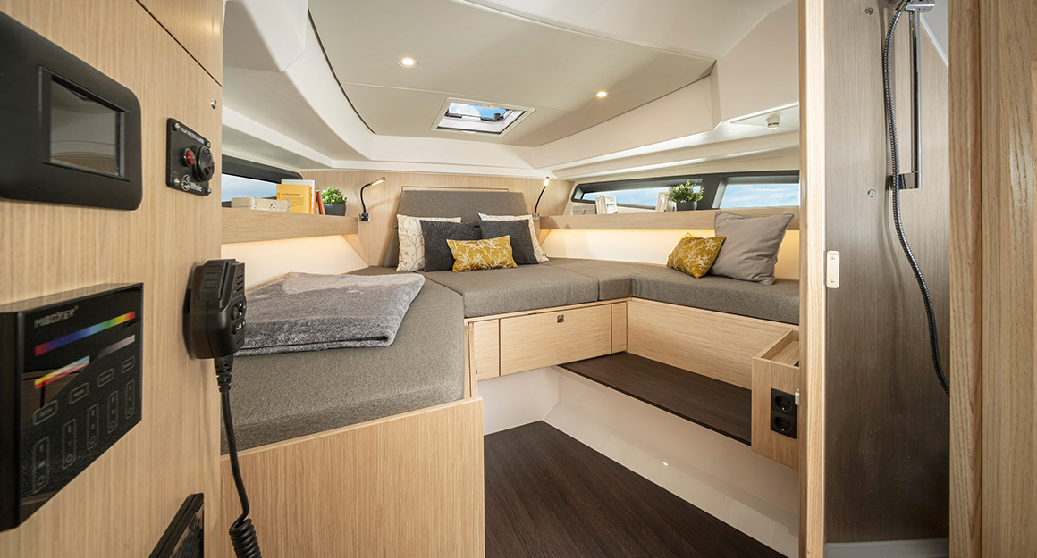 Unter Deck entsteht der perfekte Rückzugsort