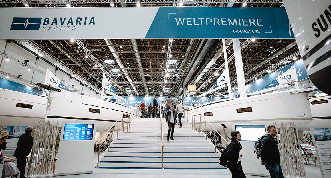 View of the world premiere C42 in the exhibition hall.