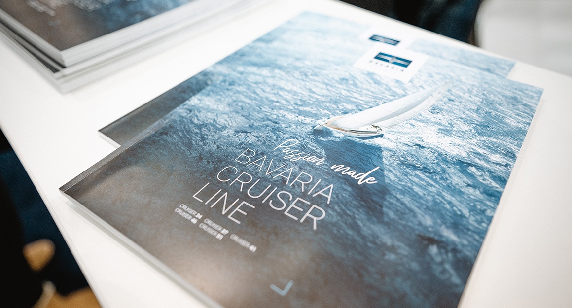 A brochure for the BAVARIA CRUISER LINE.