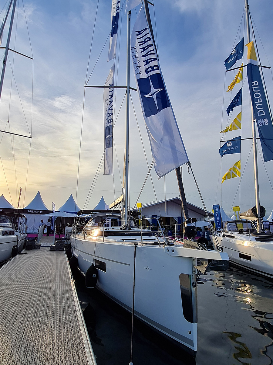 Das Flagschiff der BAVARIA C-LINE: die BAVARIA C57 in Cannes.
