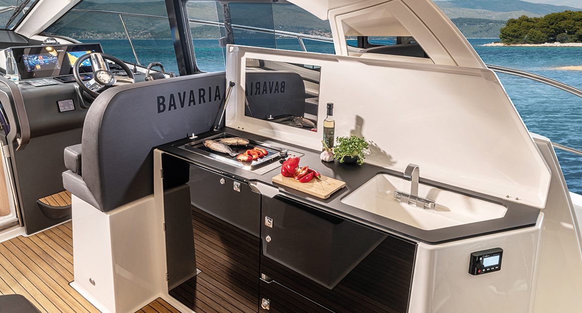 Einfache Sommerküche für die Pantry